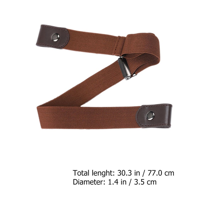 4 pcs Elastic Invisible Jeans Belt Fashion Women Stretch Belt Jeans Accessory - Image 2
