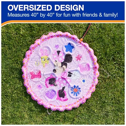 SwimWays Minnie Mouse Splash Mat, Kids Splash Pad, Outdoor Toys, Disney Pool Party Supplies and Water Toys for Kids Ages 1 & Up - Image 4