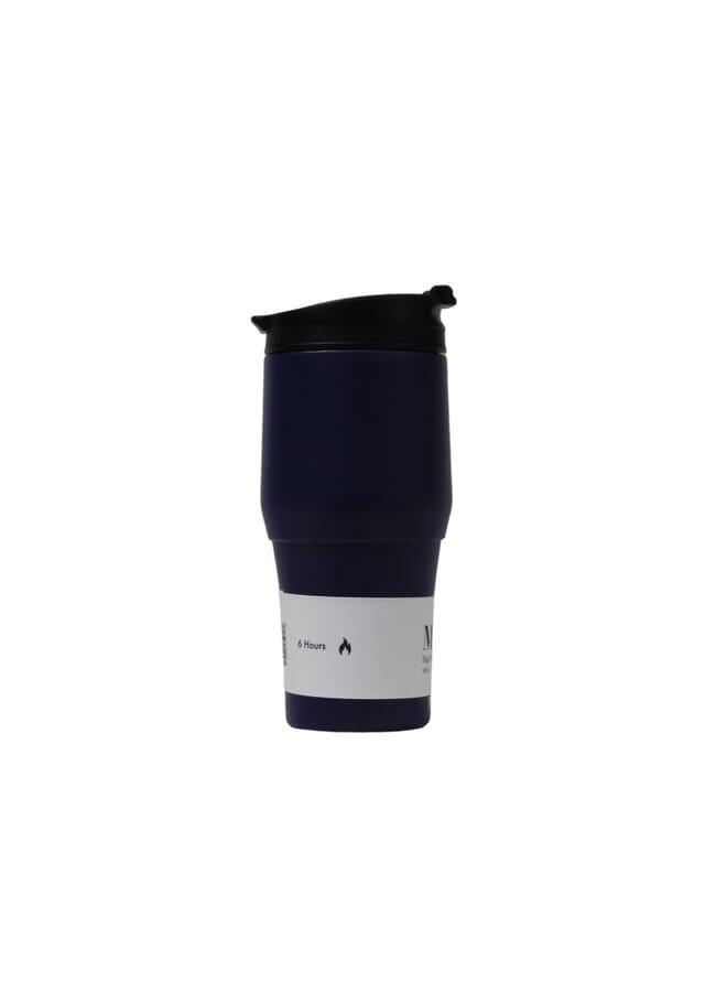 Moya "High Tide" 380ml Travel Coffee Mug Black/Navy - Image 4
