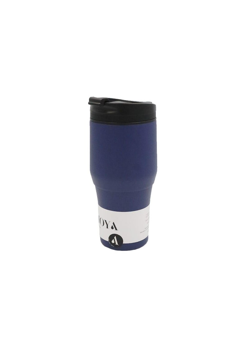 Moya "High Tide" 380ml Travel Coffee Mug Black/Navy - Image 2