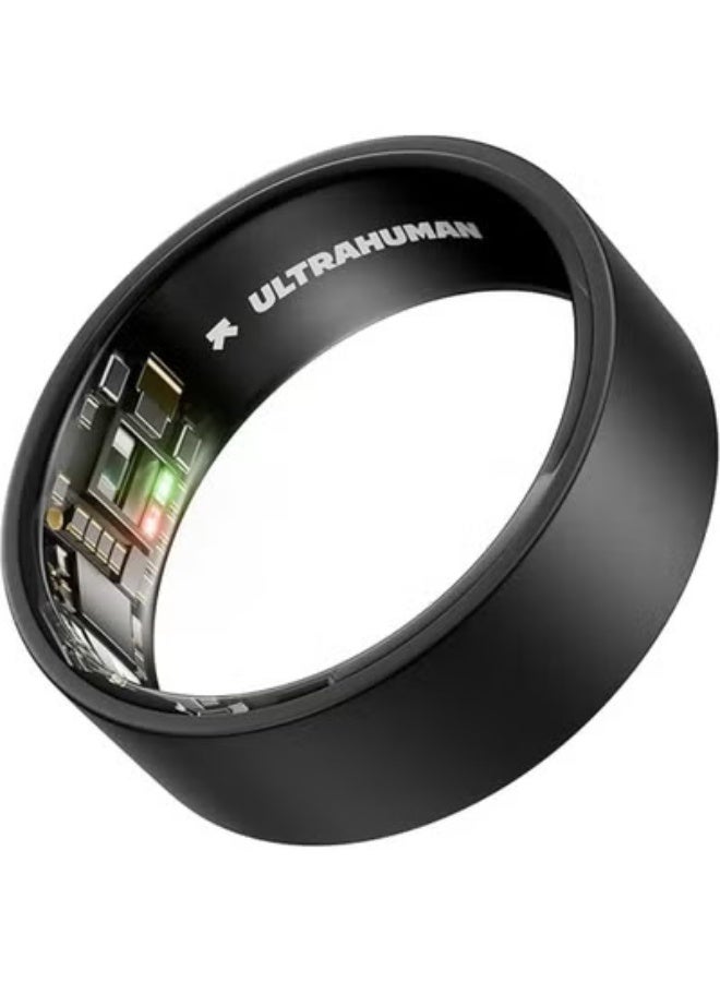 ULTRAHUMAN Ring AIR - Advanced sleep-tracking wearable, HRV & Temperature Monitoring, Track workout, Black
