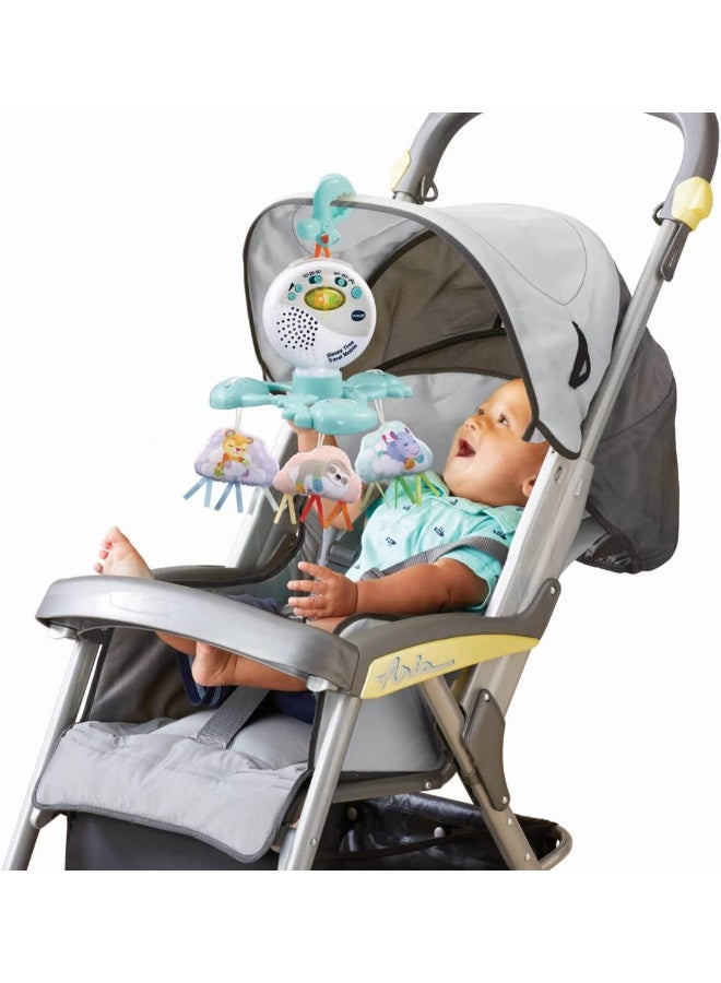 vtech BABY TRAVEL MOBILE SET: A wonderful mobile for babies on the go! This baby cot mobile comes with soft twirling animal clouds, a glow light and soothing music, designed to calm baby into a peaceful slumber wherever they may be. - Image 4