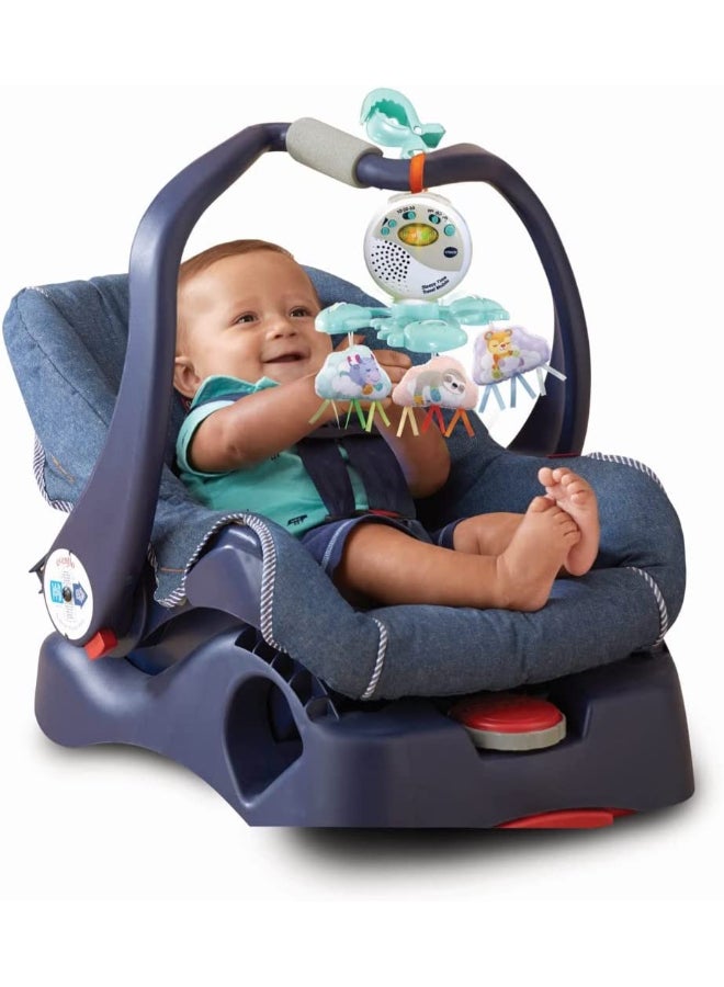 vtech BABY TRAVEL MOBILE SET: A wonderful mobile for babies on the go! This baby cot mobile comes with soft twirling animal clouds, a glow light and soothing music, designed to calm baby into a peaceful slumber wherever they may be. - Image 3