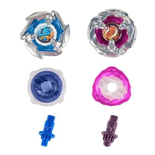 BeyBlade مجموعة معركة بي بليد إكس إكستريم مع ساحة بيستاديوم مزودة بسكة إكس-سيليراتور، 2 لعبة قمة تدور في الاتجاه الصحيح، 2 قاذفات، ألعاب للأولاد والبنات، 8+ - Image 4