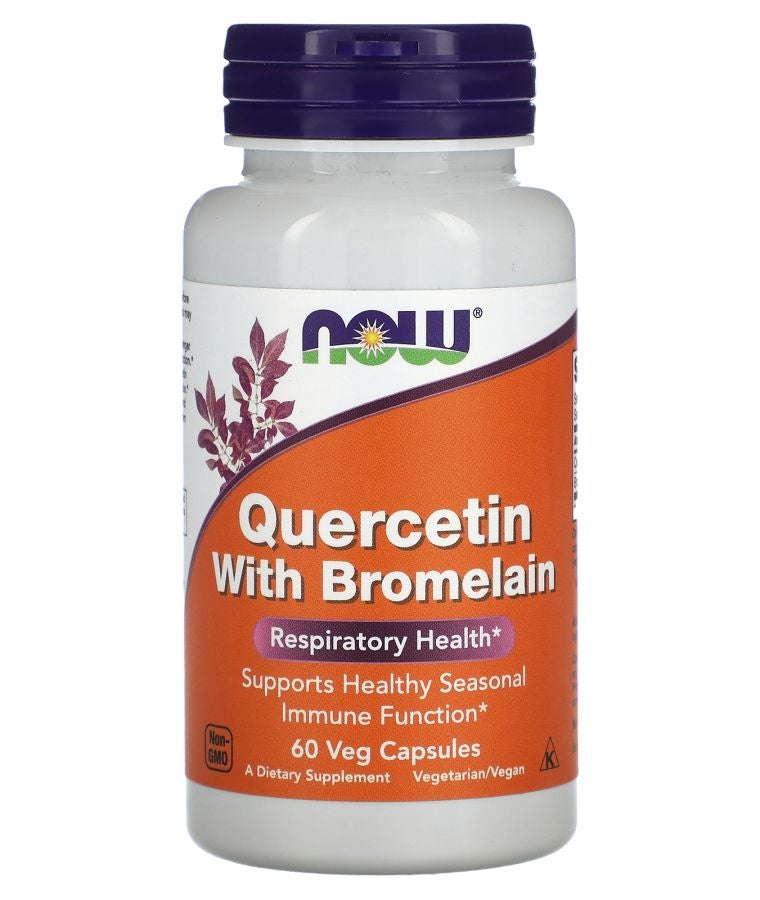 now Quercetin With Bromelain 60 Veg Capsules