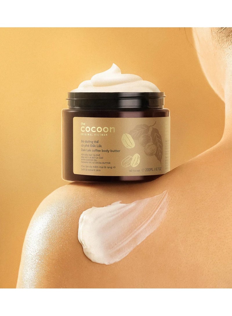 ذا كوكوون أورجنال فيتنام زبدة ترطيب الجسم بالقهوة داك لاك - 200 مل - Image 2