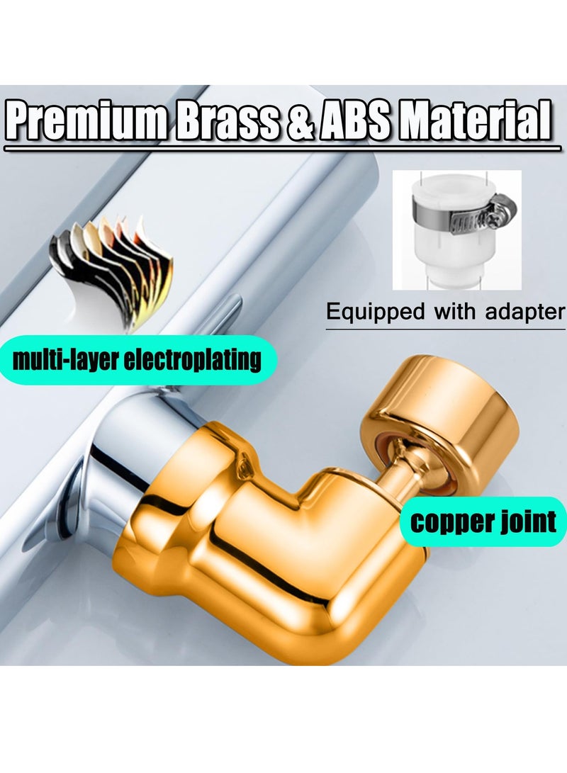 SYOSI Waterfall Kitchen Faucet, 360 Swivel Multifunctional Sink Sprayer Adapter with Faucet Filter, Extender for Sink, Easy Installation, Faucet Replacement Accessories - Image 5