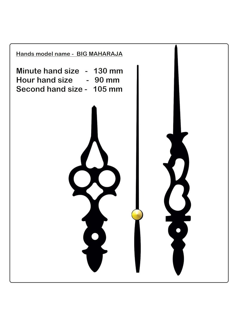 KEDAR KEDAR Ajanta Quartz Ticking Movement Machine for Wall Clock with Fancy Needles Made in India 17  - Image 2