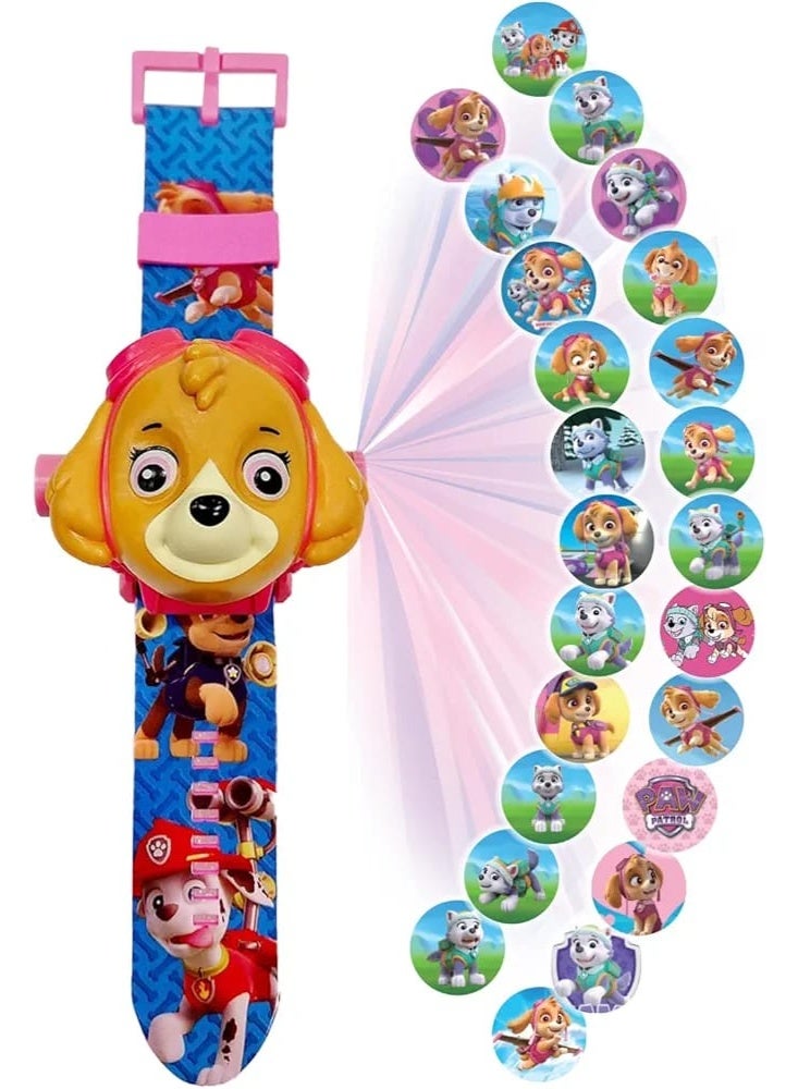 Paw Patrol Toys Skye character watch for children – Paw Patrol with light-up display of characters - Image 1