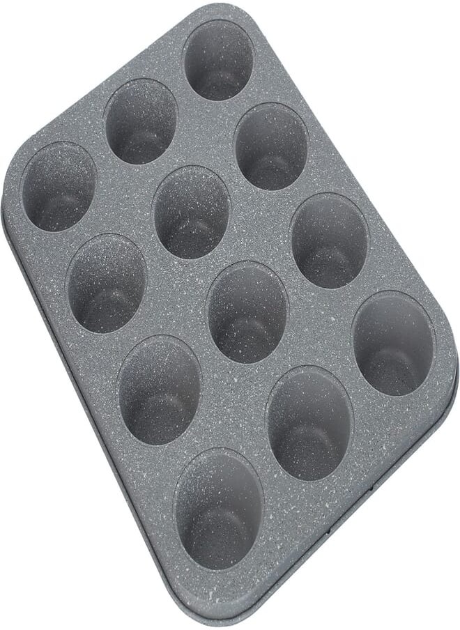 Unico Unico CB00154 - 10157 12 Cups Cake Mold, Silver 