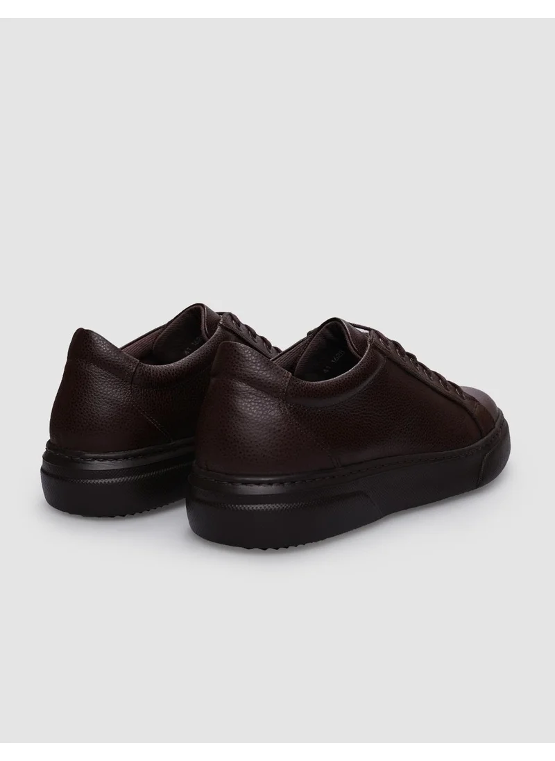 Cabani Leather Brown Lace-Up Men's Sneaker