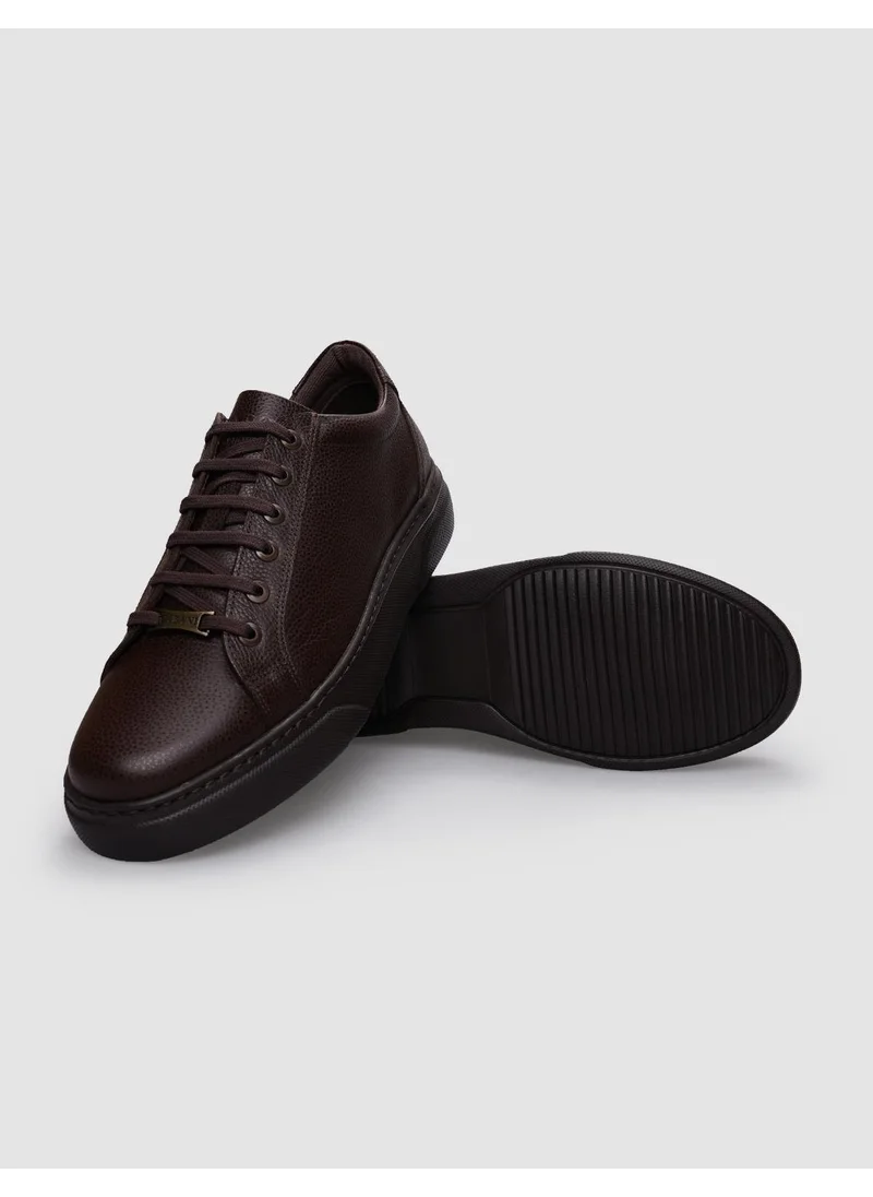Cabani Leather Brown Lace-Up Men's Sneaker
