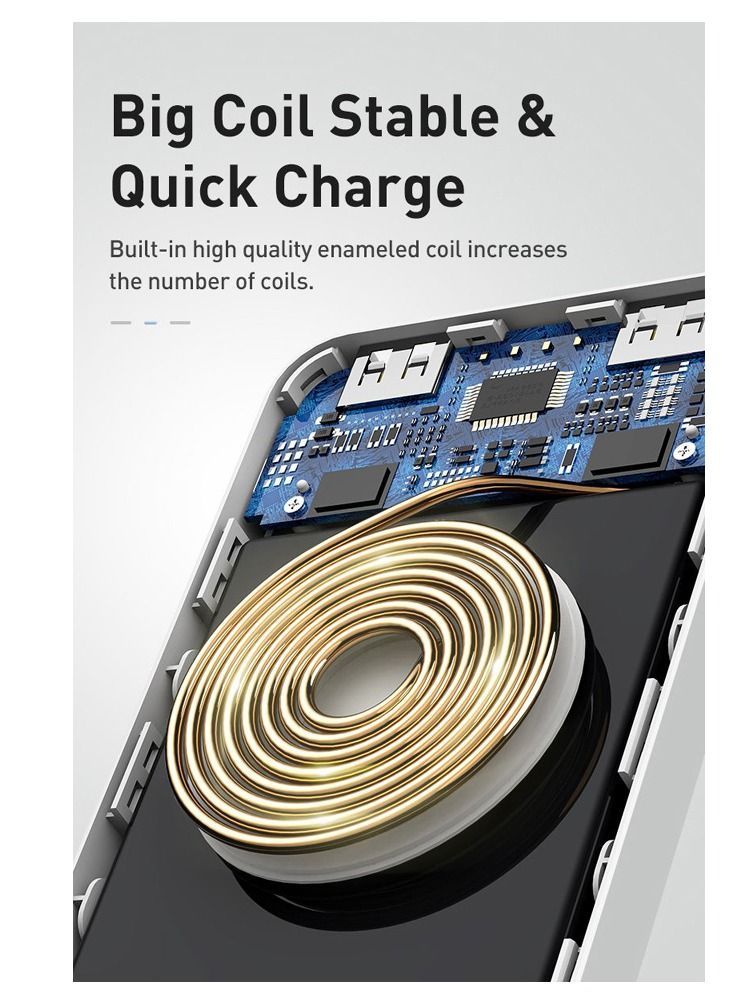 Rock P62 PD Wireless Powerbank 10000 mAh - Image 2