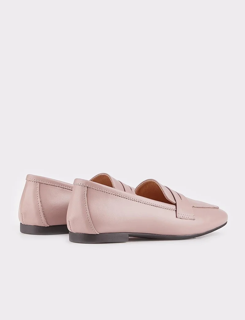 Cabani Leather Pink Women's Loafer