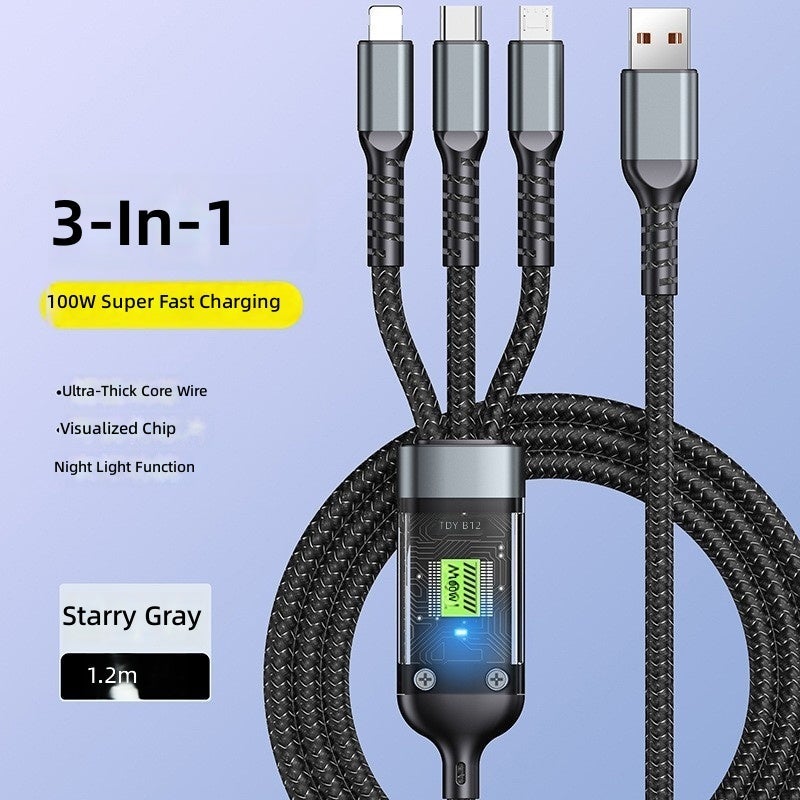 3-in-1 Data Cable with Digital Display - Image 3