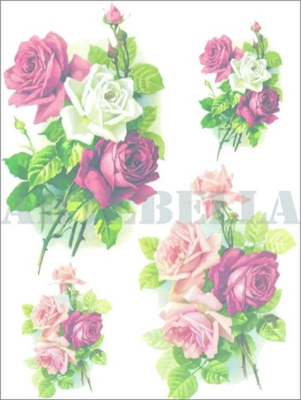 Artebella 1147K Small Easy Transfer 17x24 cm (Applied on Dark Ground)
