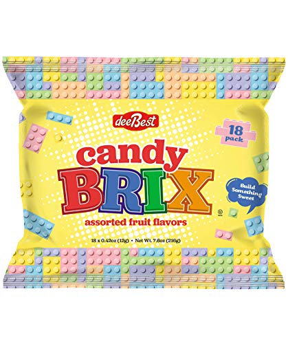 Dee Best Candy Brix Building Brick Candy Assortment - 18 Party Favor Bags Assorted Fruit Flavors Fun and Perfect for Candy Lovers of All Ages Make Your Event Sweet with These Irresistible Party Favors - Image 5
