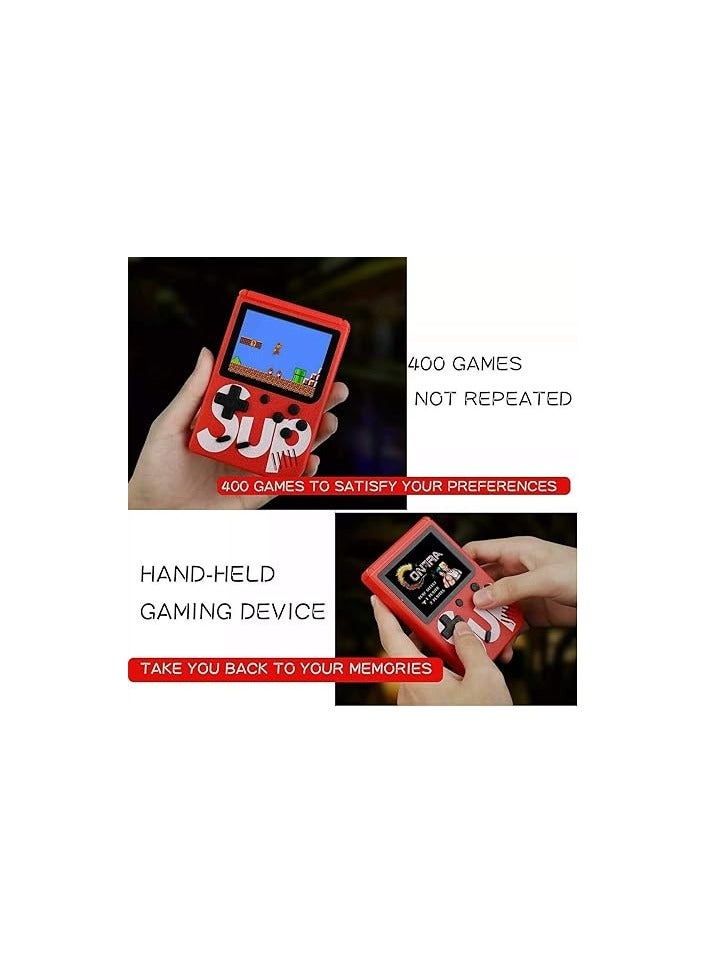 SUKILO Game Box Plus – 400 in 1 Retro Handheld Console, Upgraded Mini Portable Gaming System, 3-Inch Color Display, Rechargeable Battery, Perfect Gift by PRIME TECH™ (Black) - Image 3