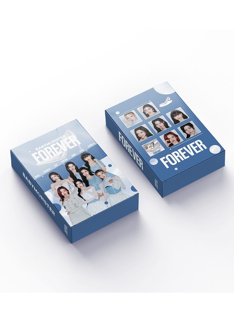 Generic - KPOP 55Pcs BABYMONSTER FOREVER LOMO Cards BABYMONSTER MINI PhotoCard Album Mini Poster K-pop Collectors FAN merchandise GreetingCard - Image 1