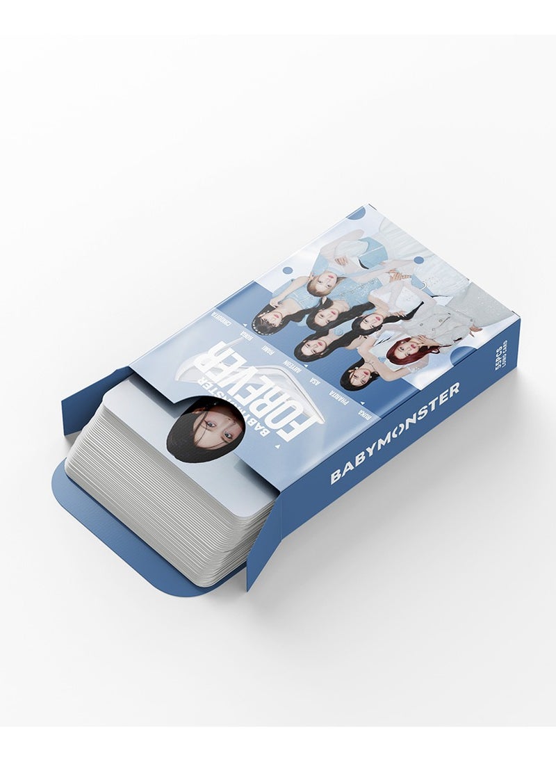Generic - KPOP 55Pcs BABYMONSTER FOREVER LOMO Cards BABYMONSTER MINI PhotoCard Album Mini Poster K-pop Collectors FAN merchandise GreetingCard - Image 1