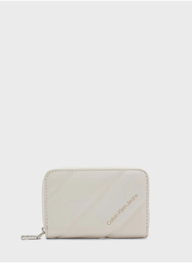 Calvin Klein Jeans Quilted Zip Over Wallet