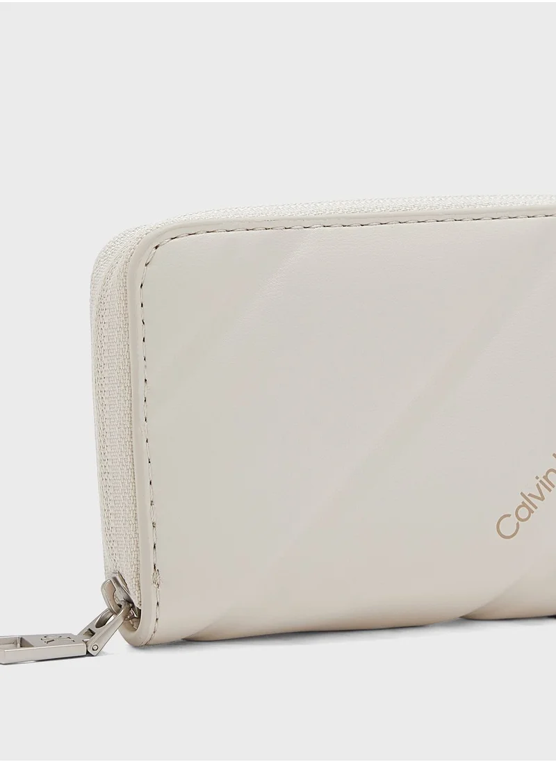 Calvin Klein Jeans Quilted Zip Over Wallet