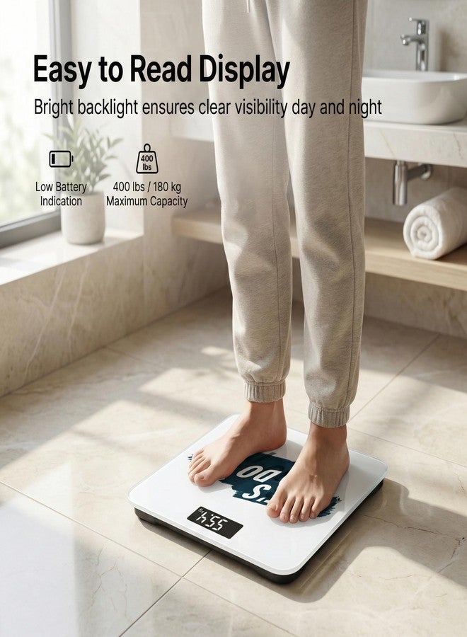 Themisto TH-WS40E Body weight Scale, With High Precision Sensors | Backlit Display | - Image 4