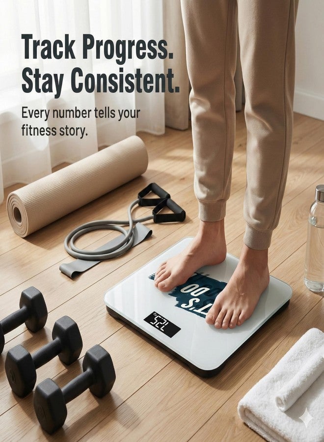 Themisto TH-WS40E Body weight Scale, With High Precision Sensors | Backlit Display | - Image 3