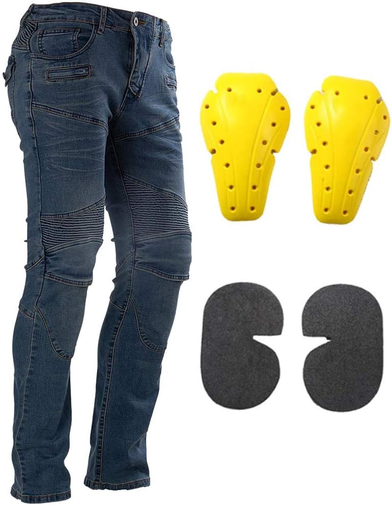 Takuey Motorcycle Riding Jeans with Protective Pads - Image 1