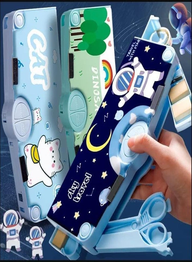 Funspark Multifunctional Pencil Box for Kids,Pencil Box for Kids Pencil Box for Girls, Magnetic Pencil Box for Boys, Pop up Pencil Box, Dinosaur Theme Return Gifts for Kids - Image 2