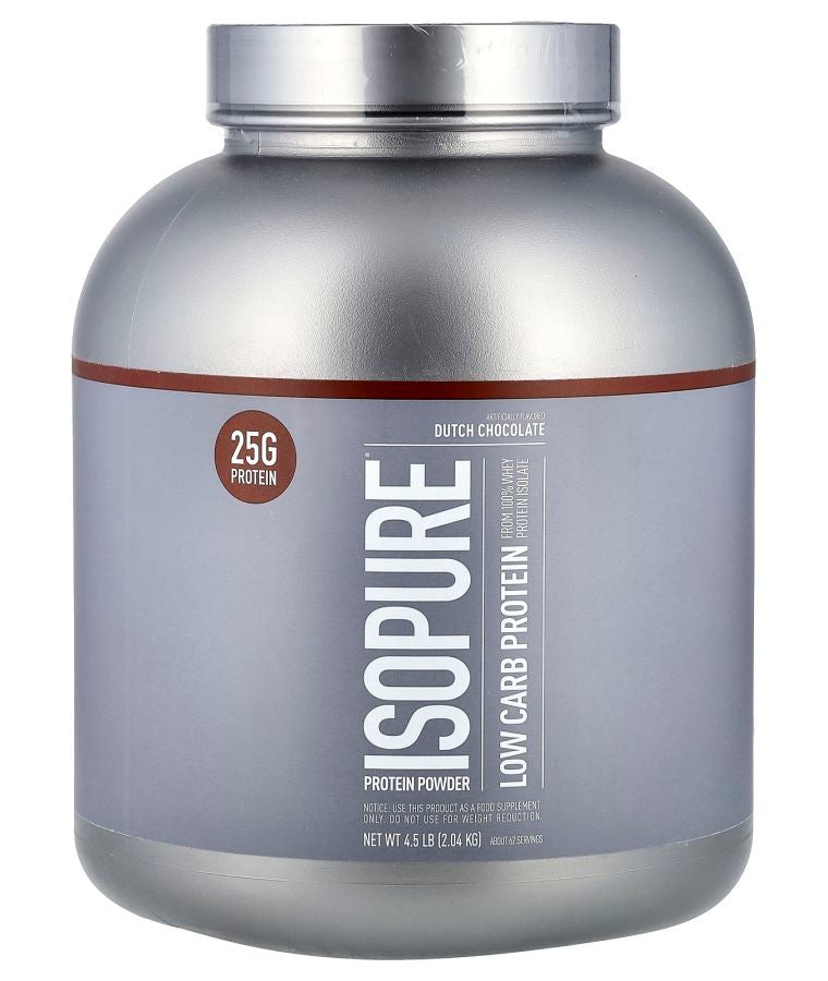 Isopure Low Carb Protein Powder Dutch Chocolate 4.5 lb (2.04 kg)