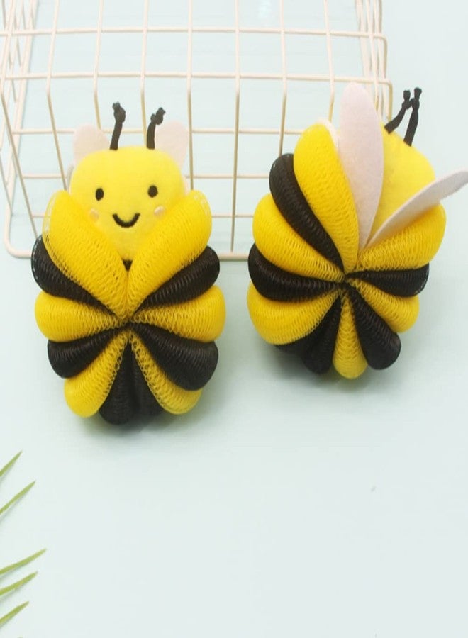 Beaupretty 2pcs Bath Sponges Cartoon Animal Loofah Bath Mesh Body Scrubber Balls Spa Shower Mesh Brush - Image 5