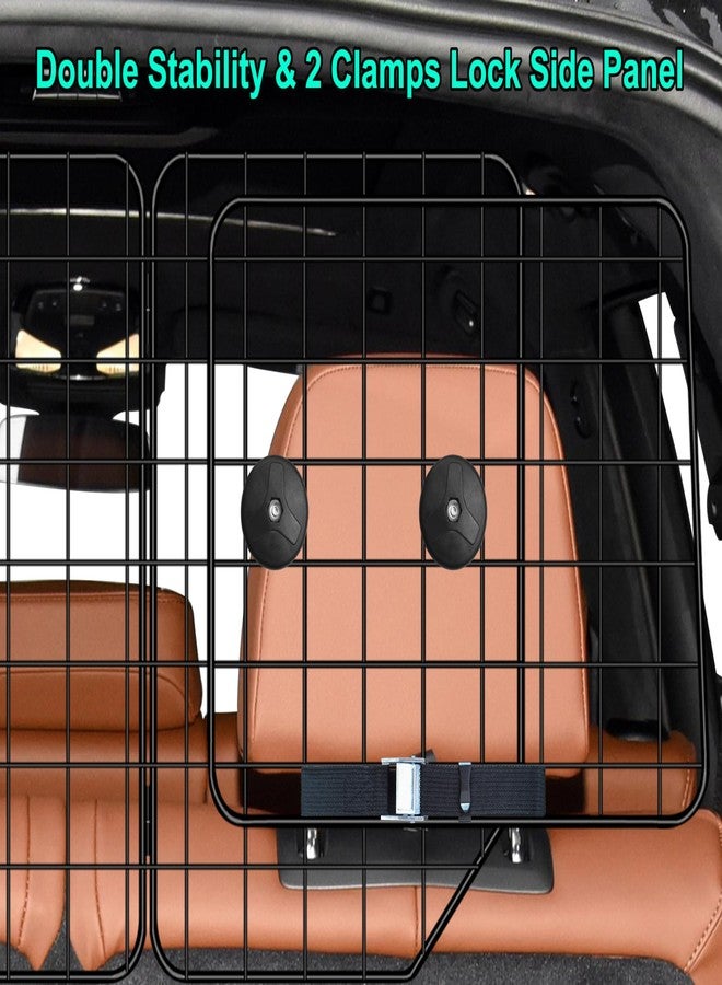 C CASIMR CASIMR Dog Car Barrier for SUVs, Vehicles, Trucks, Cars, Adjustable Pet Divider Cargo Area Universal-Fit, Folding Design for Easy Storage, Heavy-Duty Wire Mesh Barriers Safety Travel Accessories - Image 3
