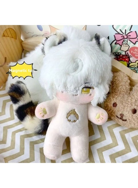 Collapse Star Dome Railway Attribute Jing Yuan 10cm Cotton Doll Secondary Plush Doll Game Surrounding-Specifications:10cm-Color:Star Dome Railway Jingyuan (with Bones)