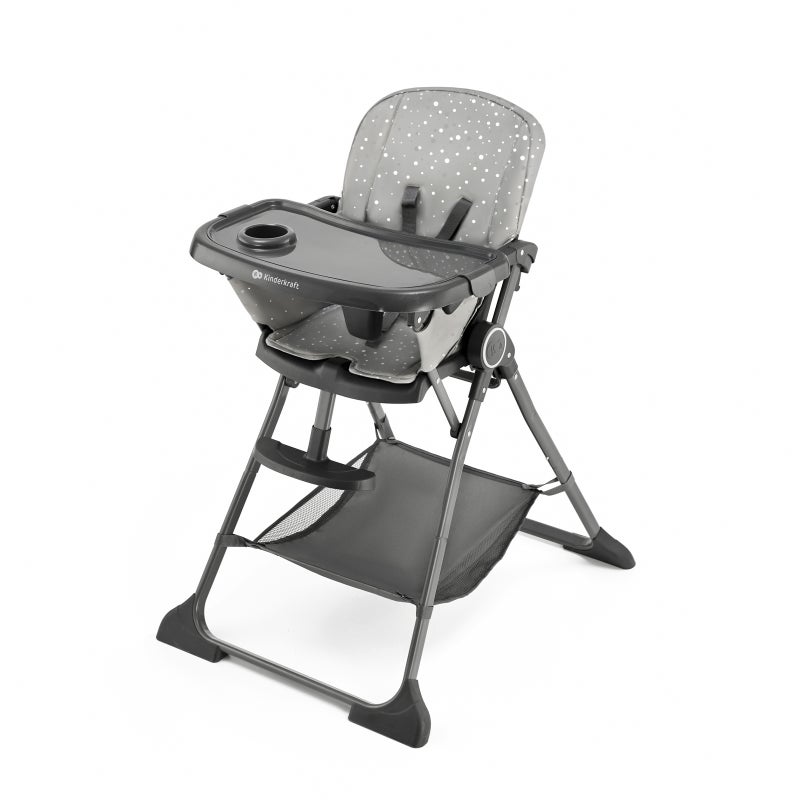 Kinderkraft - Foldee High Chair - Grey - Image 2