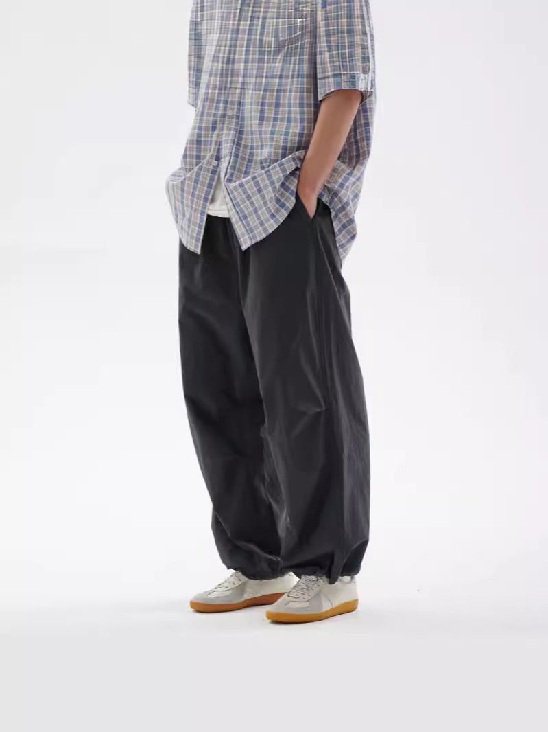 Quick-Drying Casual Pants Men'S And Women'S Summer Thin Trendy Brand Loose Straight-Leg Paratrooper Pants Sports Wide-Leg Leg-Toe Casual Pants - Image 5