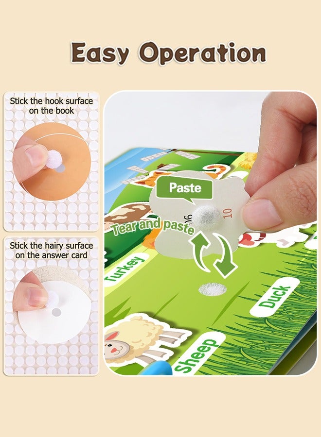 0TO1 TECH Busy Book for Toddlers,Kids Early Educational Learning Book Busy Book Sensory,Learning Ability for Children Educational Preschool Book for 3 4 5 6 Year Old Boys and Girls - Image 4