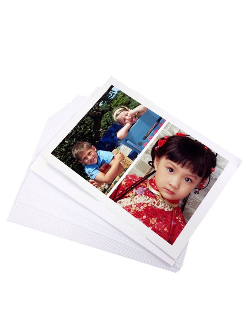 PINKSAMA 100 Sheets 4"x 6" 4R High Glossy Photographic Paper Waterproof Professional High Glossy Photo Paper For Printer Works with All Inkjet Printers 230g - Image 1