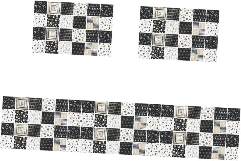 klarako 120 pcs Decorations Oil-Proof Kitchen Vintage Floor Stick Stickers and Tiles Sticker Home Decals Easy for Bathroom Peel to Backsplash Wall Style Tile Decorative - Image 1