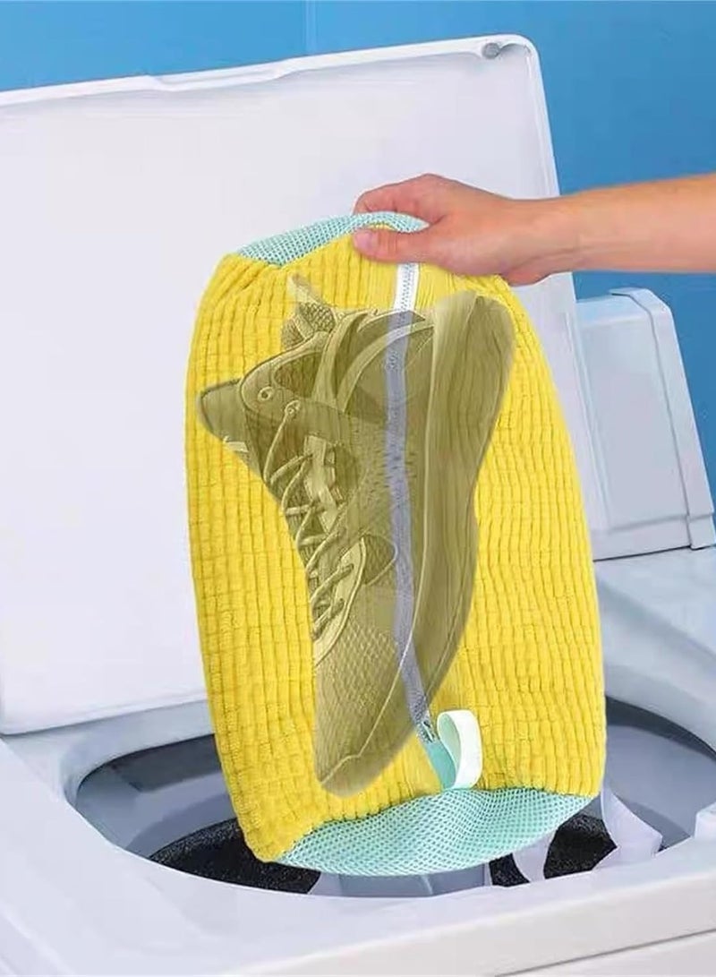 Haidue 2 Pcs Portable Shoe Care Bag Shoe Bag Washing Machine  Deep Cleaning Shoe Bag  Reusable Shoe Washing Bag For All Shoe Types And Sizes - Image 3