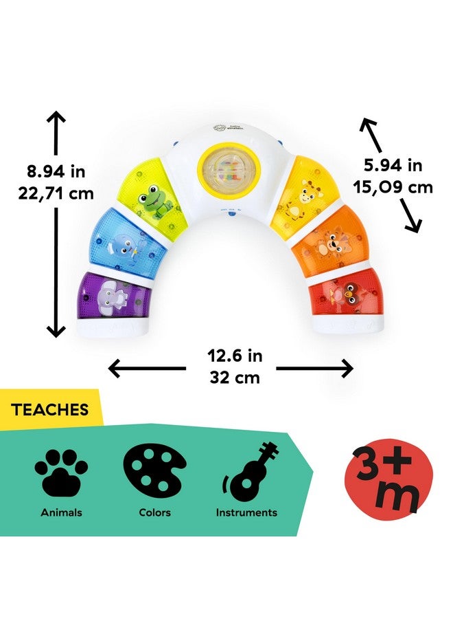 Baby Einstein Glow & Discover Light Bar Musical Activity Station and Tummy Time Toy, Montessori Cause and Effect Early Learning for 3-36 months - Image 2