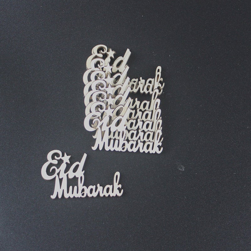 150 PCS Eid Mubarak Letter Sign Delicate Letter Decoration - Image 3