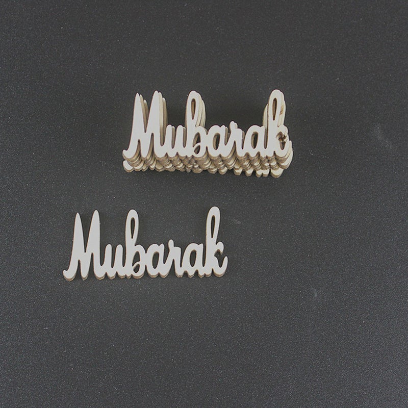 150 PCS Eid Mubarak Letter Sign Delicate Letter Decoration - Image 4