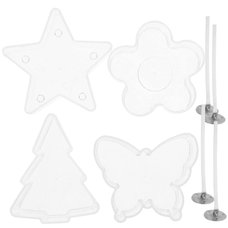 Clear Plastic Candle Jars With Replaceable Wicks For DIY Jewelry Making - Image 2