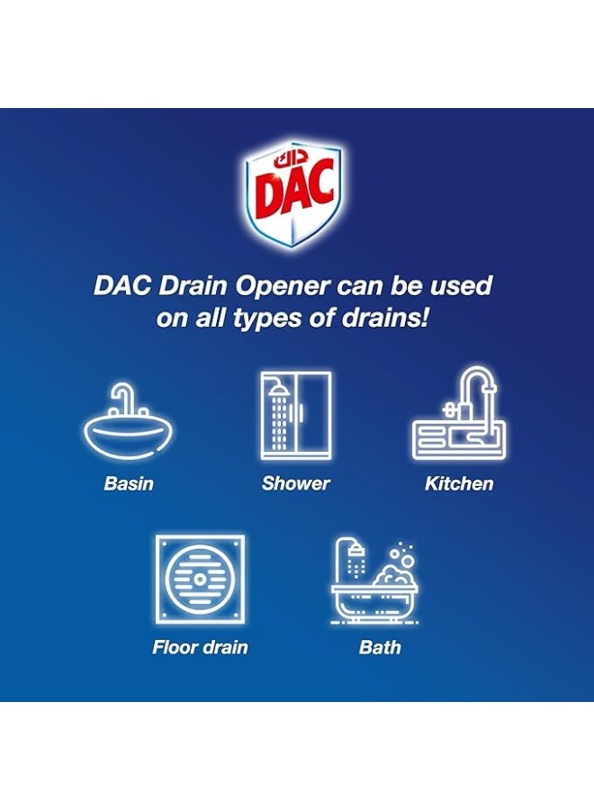 DAC Drain Cleaner Powder 1kg Pack of 6 – Powerful Pipe & Sink Unblocker - Image 4
