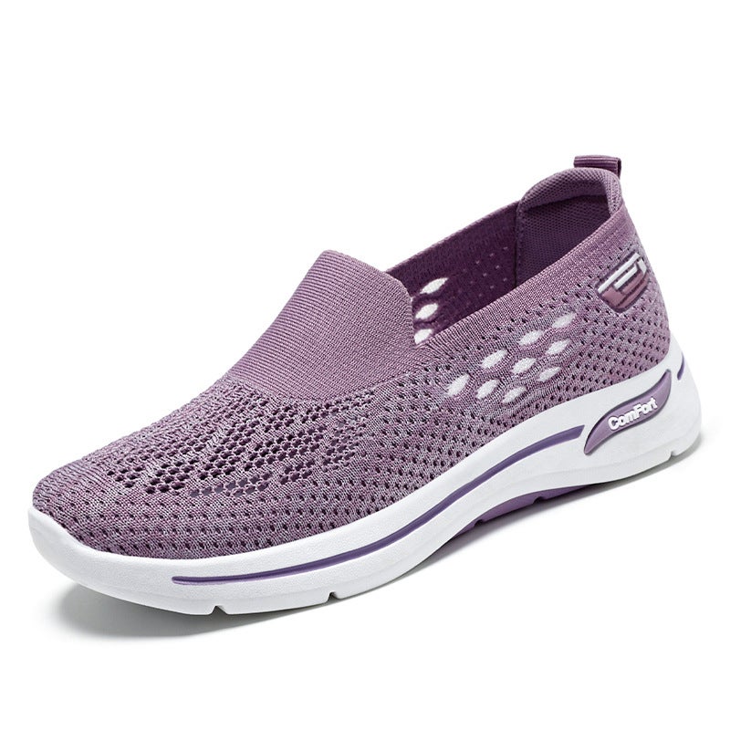 Women'S Mesh Shoes, Fashionable New Cloth Shoes, Single Shoes , Walking Shoes, Women'S Casual Breathable Shoes For Middle-Aged And Elderly Mothers - Image 1