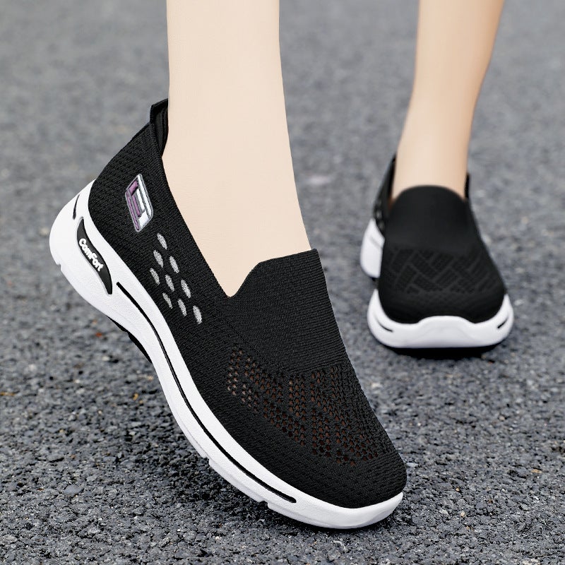 Women'S Mesh Shoes, Fashionable New Cloth Shoes, Single Shoes , Walking Shoes, Women'S Casual Breathable Shoes For Middle-Aged And Elderly Mothers - Image 3