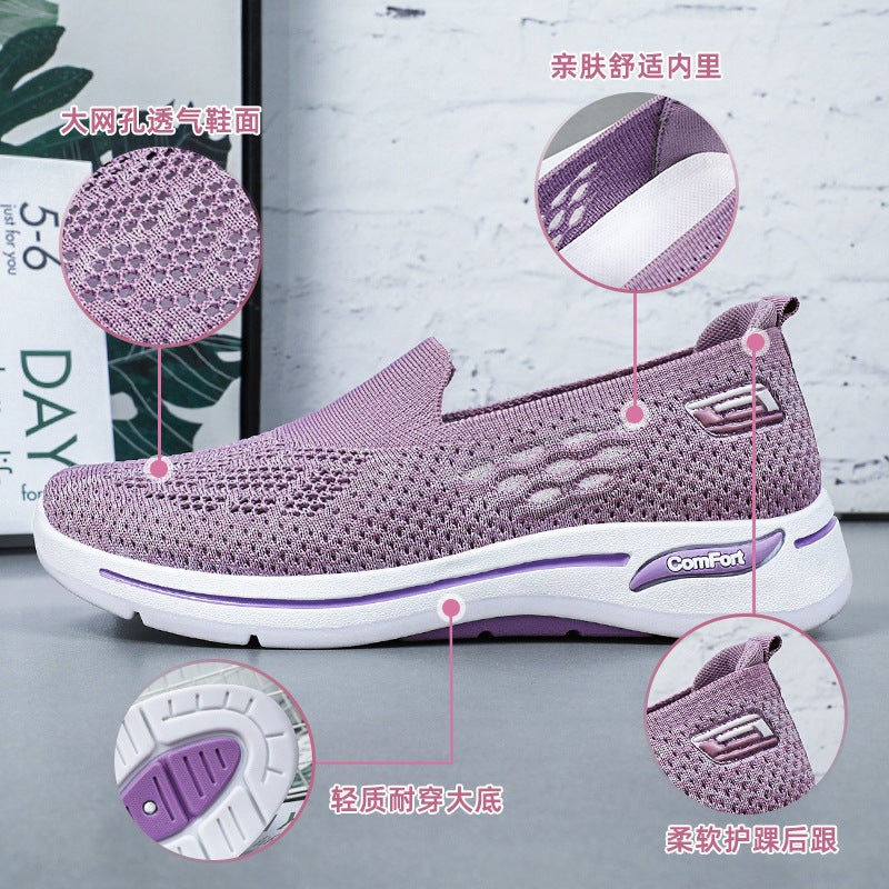 Women'S Mesh Shoes, Fashionable New Cloth Shoes, Single Shoes , Walking Shoes, Women'S Casual Breathable Shoes For Middle-Aged And Elderly Mothers - Image 5