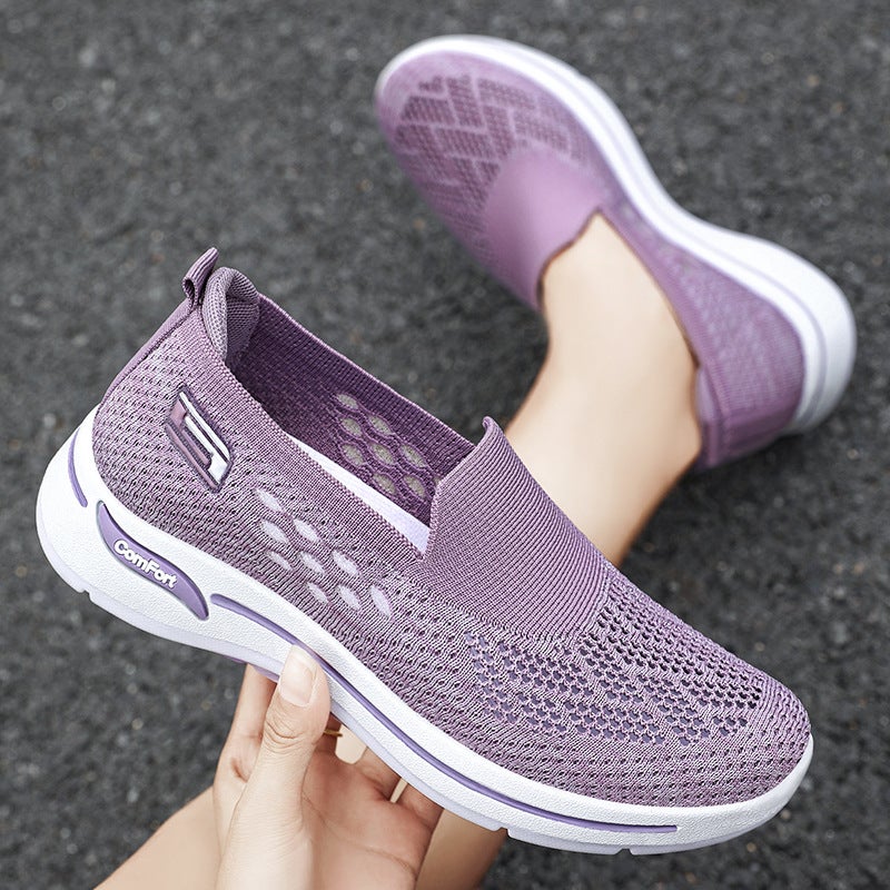 Women'S Mesh Shoes, Fashionable New Cloth Shoes, Single Shoes , Walking Shoes, Women'S Casual Breathable Shoes For Middle-Aged And Elderly Mothers - Image 2