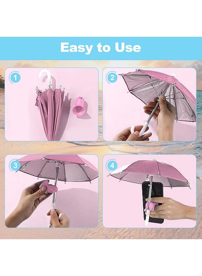 شيبشيب مظلة هاتف للحماية من الشمس، حامل قابل للتعديل عالمي بتصميم لطيف مع كوب شفط على شكل خنزير، واقي شمس للهاتف المحمول مضاد للانعكاس والوهج للاستخدام الخارجي. - Image 4